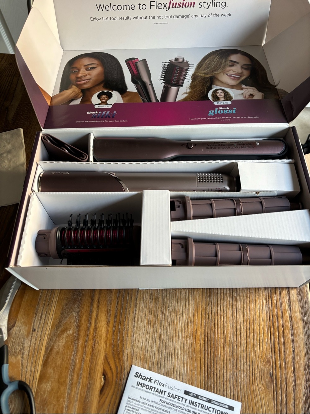 Shark FlexFusion Multi-Styler in Rose Gold BRAND NEW IN BOX - Picture 3 of 5